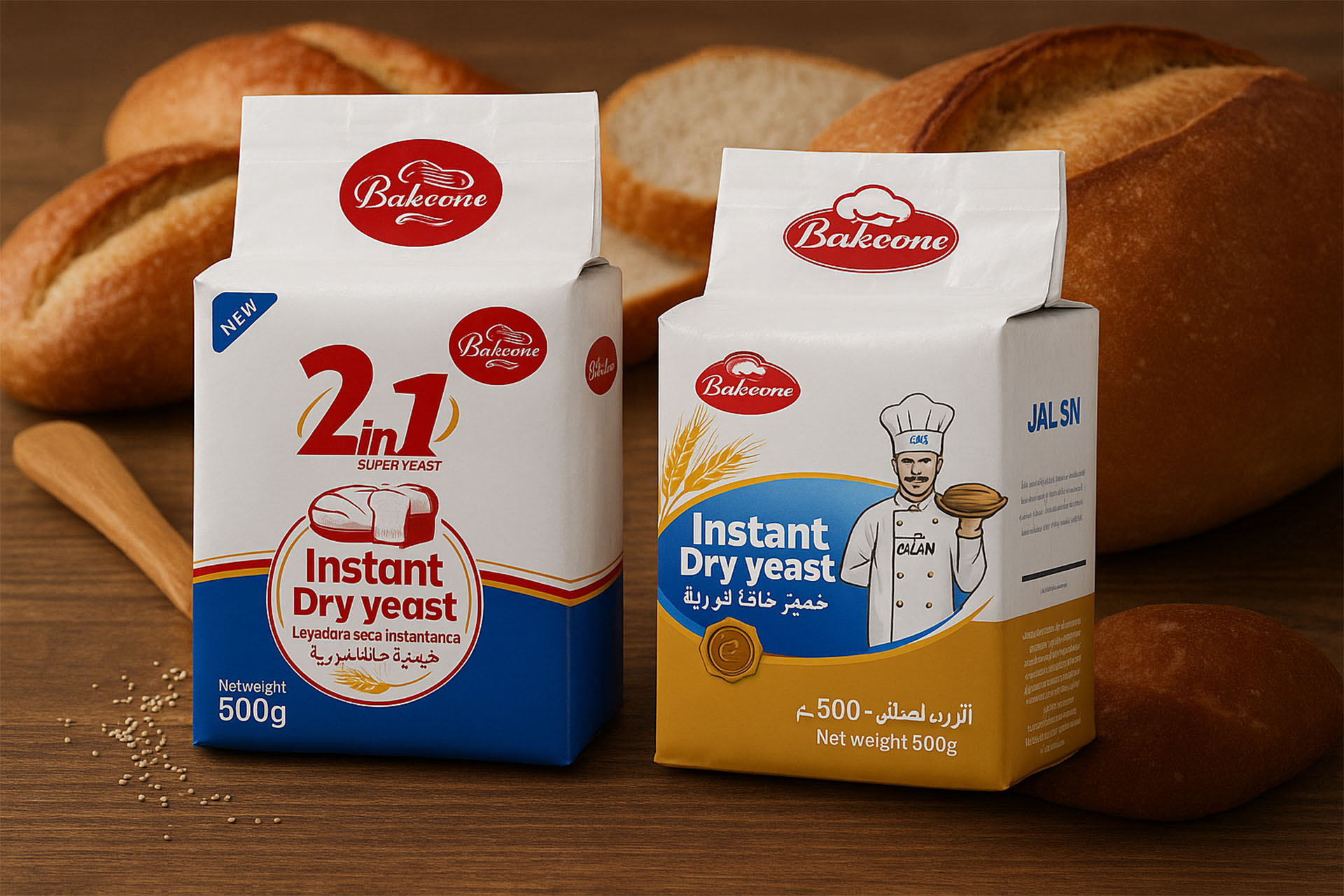 Low sugar dry yeast VS 2in1 dry yeast