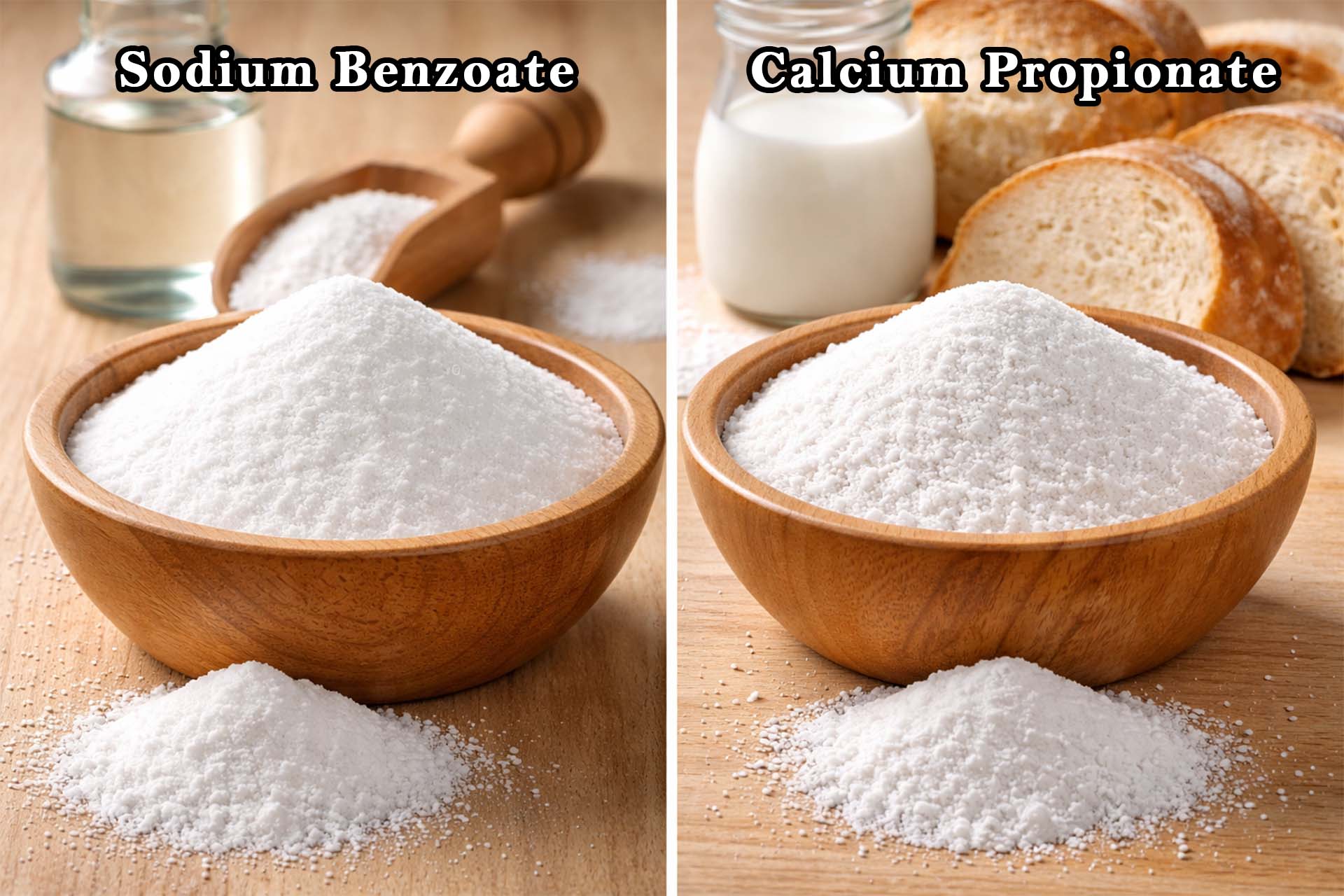 Sodium benzoate VS Calcium propionate